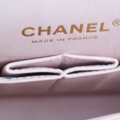 Chanel Chevron-quilted Classic Flap Calfskin Pink