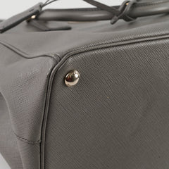 Prada Large Galleria Bag Grey Silver HW