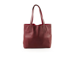 Hermes Double Sens Tote 28 Sikkim Leather Rouge H Rouge Casaque Q Square Stamp