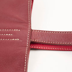 Hermes Double Sens Tote 28 Sikkim Leather Rouge H Rouge Casaque Q Square Stamp
