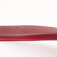 Hermes Double Sens Tote 28 Sikkim Leather Rouge H Rouge Casaque Q Square Stamp