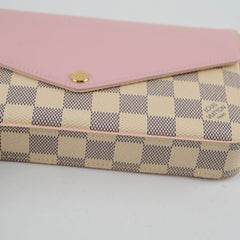 Louis Vuitton Pochette Felice Damier Azur Rose Ballerine