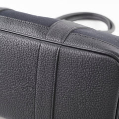 Hermes Garden Party 30 Black Canvas Y Stamp