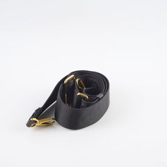Louis Vuitton Bubblegram Wallet On Strap Black Calfskin Pouch