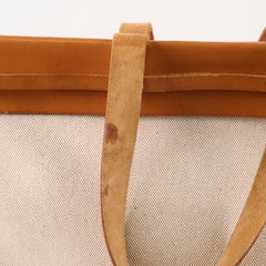 Hermes Toile Tote Canvas 40 Natural/Beige - Square F Stamp
