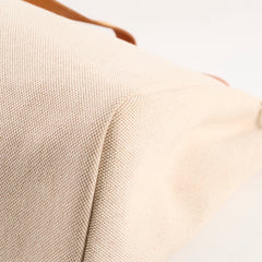 Hermes Toile Tote Canvas 40 Natural/Beige - Square F Stamp