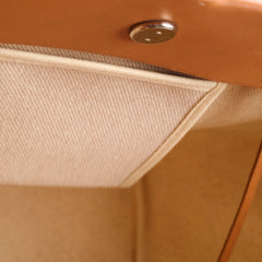 Hermes Toile Tote Canvas 40 Natural/Beige - Square F Stamp