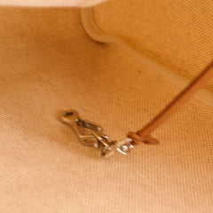 Hermes Toile Tote Canvas 40 Natural/Beige - Square F Stamp