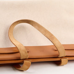 Hermes Toile Tote Canvas 40 Natural/Beige - Square F Stamp