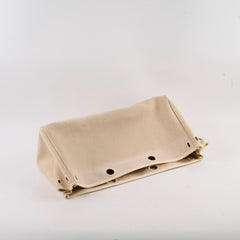 Hermes Toile Tote Canvas 40 Natural/Beige - Square F Stamp