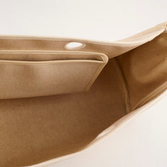 Hermes Toile Tote Canvas 40 Natural/Beige - Square F Stamp