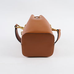 Fendi Mon Tresor Bucket Bag Caramel Brown