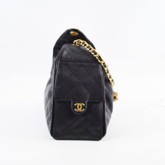 Chanel 25 Small Caviar Black (Microchip)