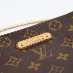 Louis Vuitton Eva Clutch Crossbody Bag Monogram