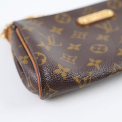 Louis Vuitton Eva Clutch Crossbody Bag Monogram