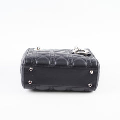 Dior Mini Lady Dior Black Lambskin SHW