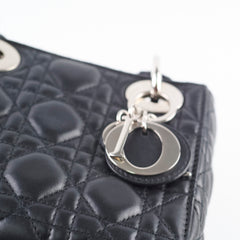 Dior Mini Lady Dior Black Lambskin SHW