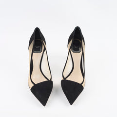 Christian Dior Black Suede 40 Heels