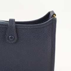 Hermes mini evelyn TPM Blue Nuit/Blue Indigo - Z stamp