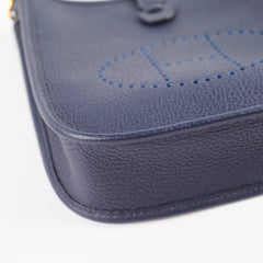 Hermes mini evelyn TPM Blue Nuit/Blue Indigo - Z stamp