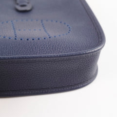 Hermes mini evelyn TPM Blue Nuit/Blue Indigo - Z stamp