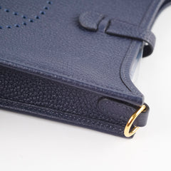 Hermes mini evelyn TPM Blue Nuit/Blue Indigo - Z stamp
