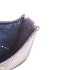 Hermes mini evelyn TPM Blue Nuit/Blue Indigo - Z stamp