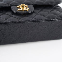 Chanel Small Classic Flap Black Caviar GHW