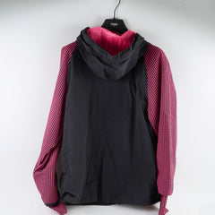 Fendi Pink/Black Nylon Jacket Size 40