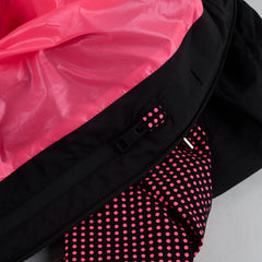Fendi Pink/Black Nylon Jacket Size 40