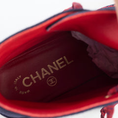 Chanel Suede Navy/Red Size 38C Boots