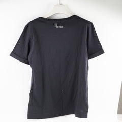 Fendi tshirt top size 42 Black