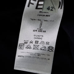 Fendi tshirt top size 42 Black