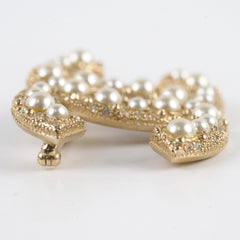 Chanel Pearl Gold Brooch Costume Jewellery