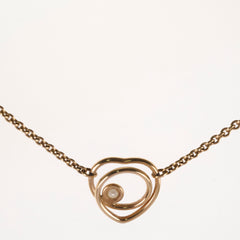 Hermes Collier TPM Vertige Coeur ST Very Small Model Necklace