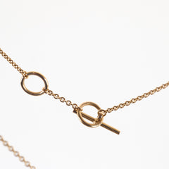 Hermes Collier TPM Vertige Coeur ST Very Small Model Necklace