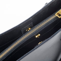 Prada Galleria Saffiano Zip Tote Black