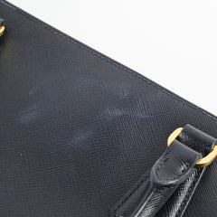 Prada Galleria Saffiano Zip Tote Black
