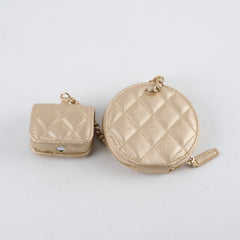 Chanel Gold Coin Pouch/Airpod Case Charm