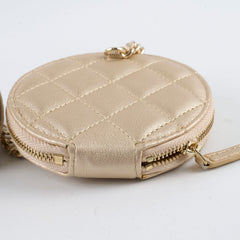 Chanel Gold Coin Pouch/Airpod Case Charm