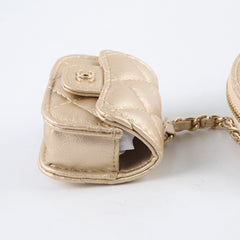 Chanel Gold Coin Pouch/Airpod Case Charm