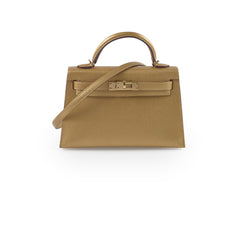 Hermes Mini Kelly Doré Chevre Chamkilight 2024
