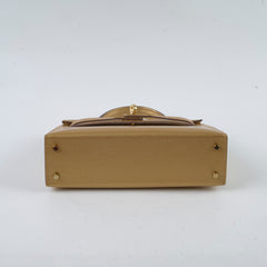 Hermes Mini Kelly Doré Chevre Chamkilight 2024