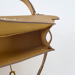 Hermes Mini Kelly Doré Chevre Chamkilight 2024