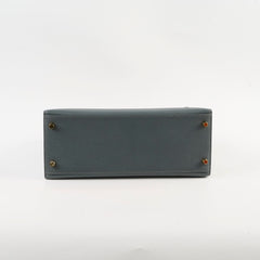 Hermes Kelly 28 Y7 Bleu Orage Epsom GHW Z Stamp