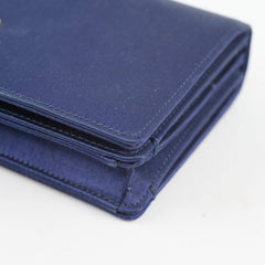 Dior Lady Bee Clutch Satin Navy Blue