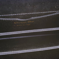 Dior Lady Bee Clutch Satin Navy Blue