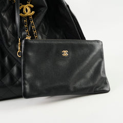 Chanel Medium 25 Bag Black Caviar GHW (microchip)