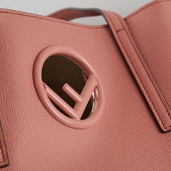 Fendi F Shopping Tote Salmon Pink