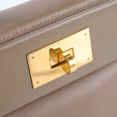 Hermes 24/24 21 Mini Etoupe GHW B Stamp